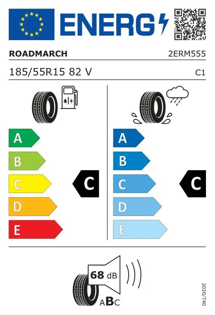 SUVEREHV 185/55/R15 ROADMARCH ECOPRO 99 C/C/68 82V