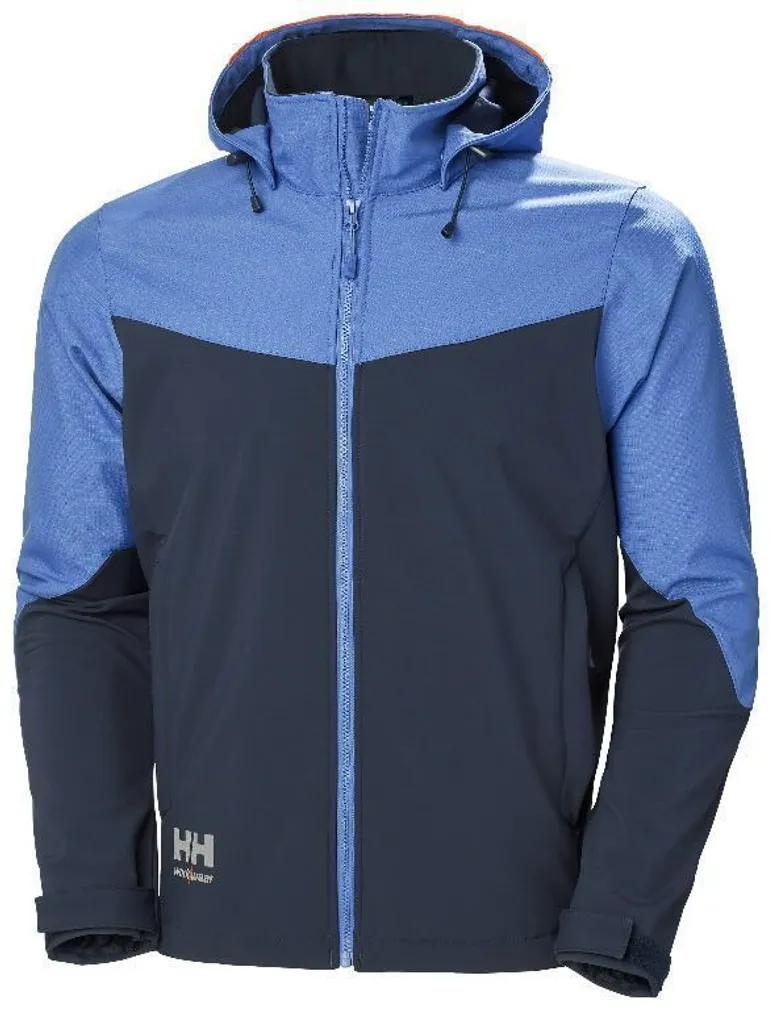 SOFTSHELL JAKK KAPUUTSIGA HELLY HANSEN OXFORD, SININE 2XL