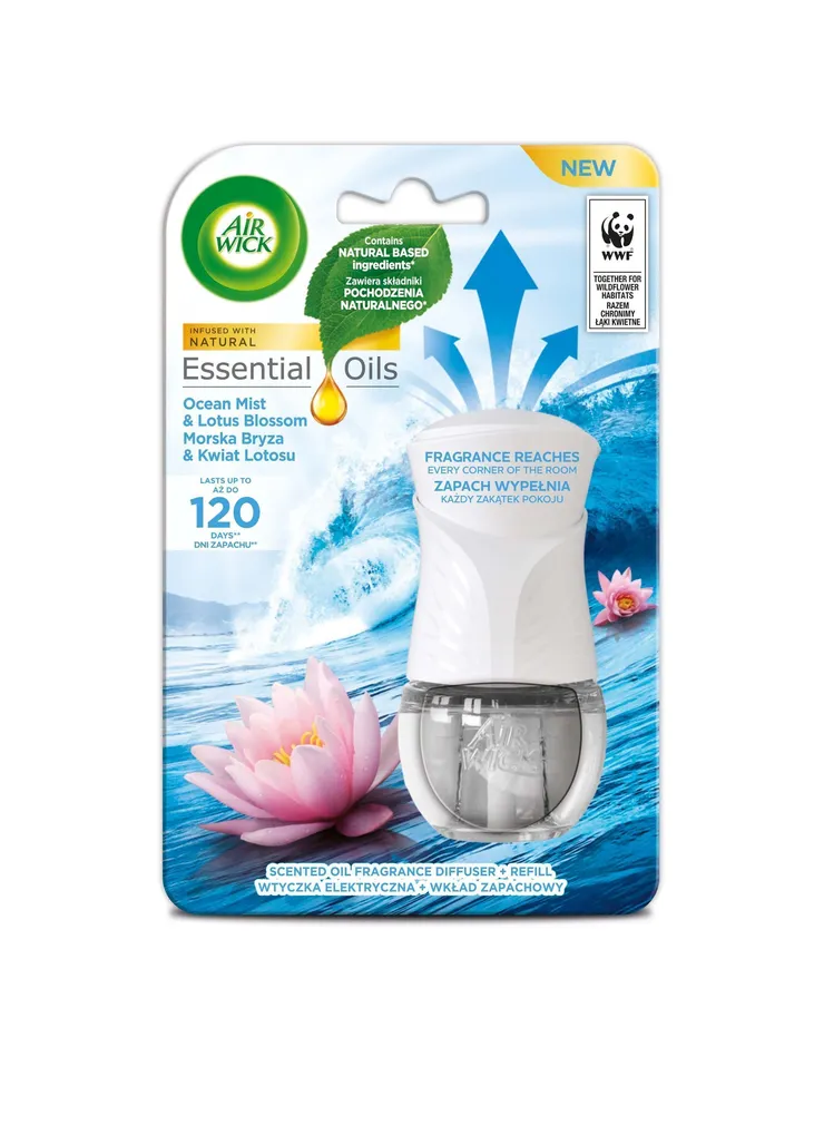 ÕHUVÄRSKENDAJA KOMPLEKT AIR WICK ELECTRICAL OCEAN MIST&LOTUS BLOSSOM