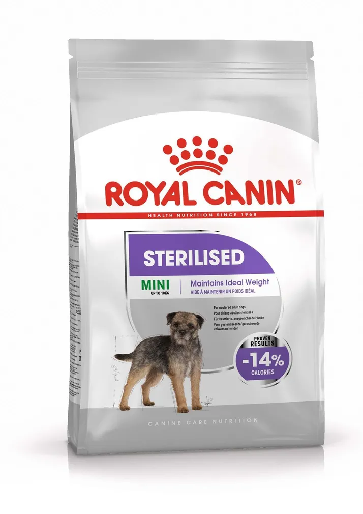 KUIVTOIT ROYAL CANIN KOERALE MINI STERILISED ADULT 1KG