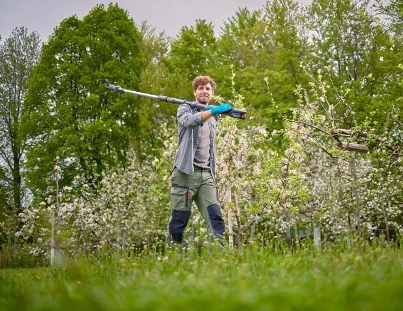 AKUOKSALÕIKUR GARDENA HIGHCUT 360/18V P4A, AKU JA LAADIJAGA