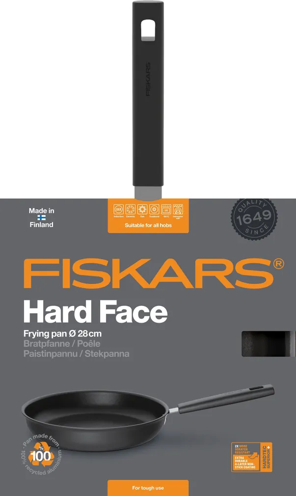 PANN FISKARS HARD FACE 28CM
