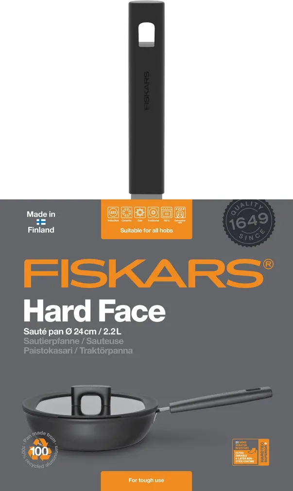 HAUDEPANN FISKARS HARD FACE 24CM