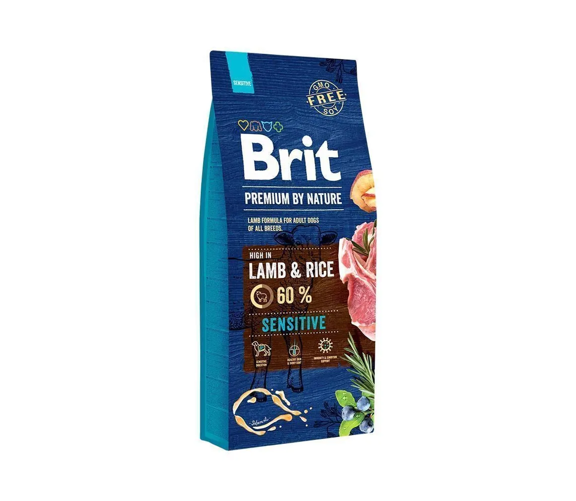 TÄISSÖÖT BRIT PREMIUM BY NATURE SENSITIVE LAMMAS 3KG