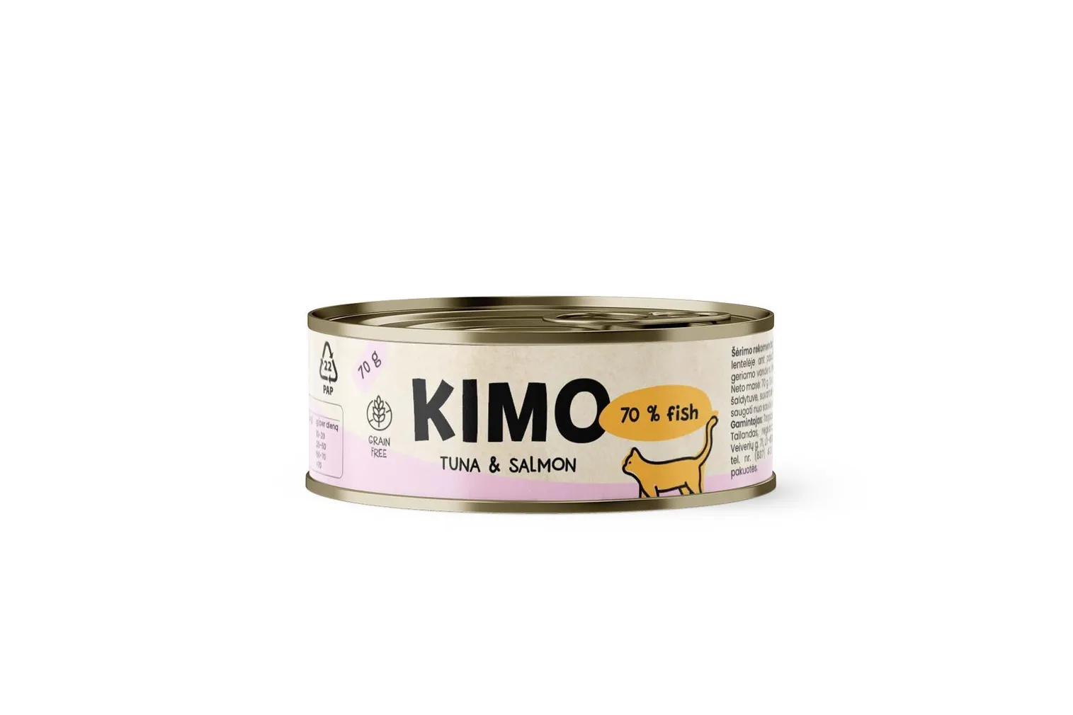 KASSIKONSERV KIMO TUUNIKALA/LÕHE 70G