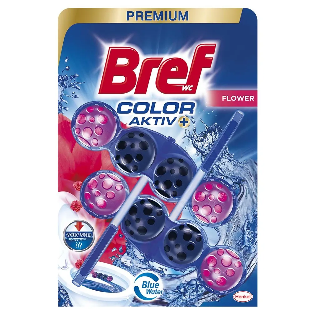 WC VÄRSKENDAJA BREF BLUE AKTIV FRESH FLOWER 2X50G