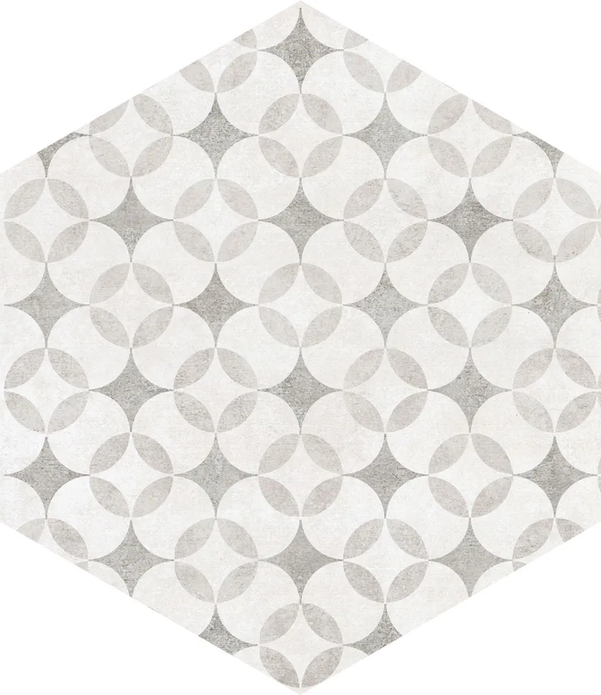 PÕRANDA-JA SEINAPLAAT ATRIUM HEX ALPHA MIX-PERLA 25,8X29CM