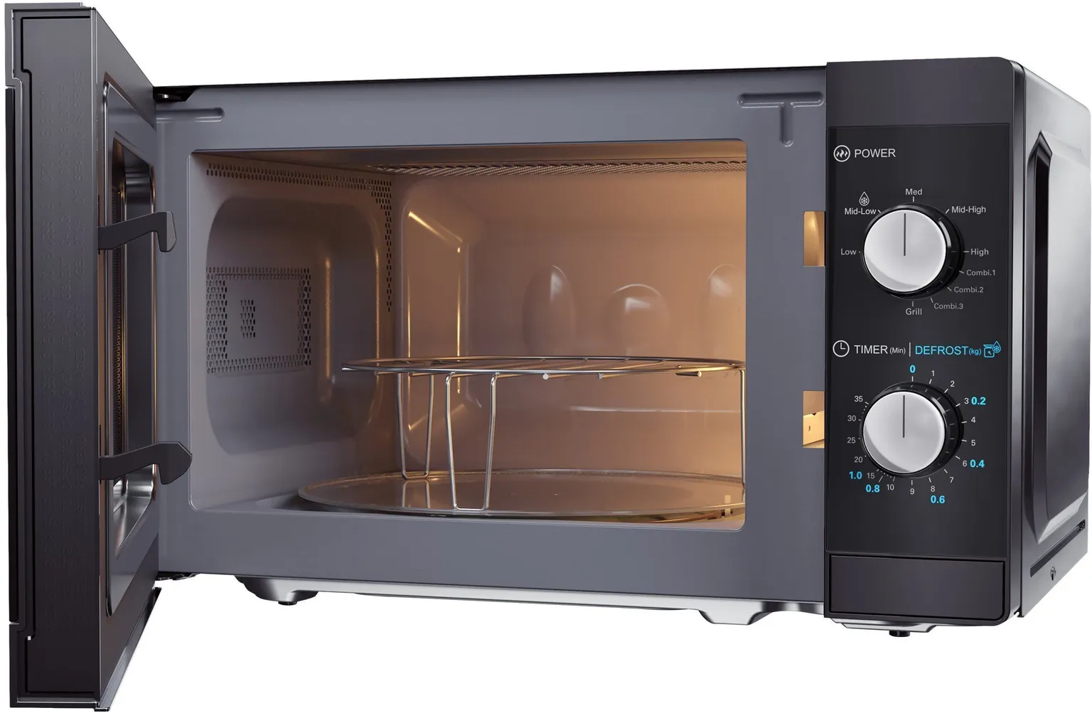MIKROLAINEAHI SHARP 20L 800W GRILL YC-MG01E-B