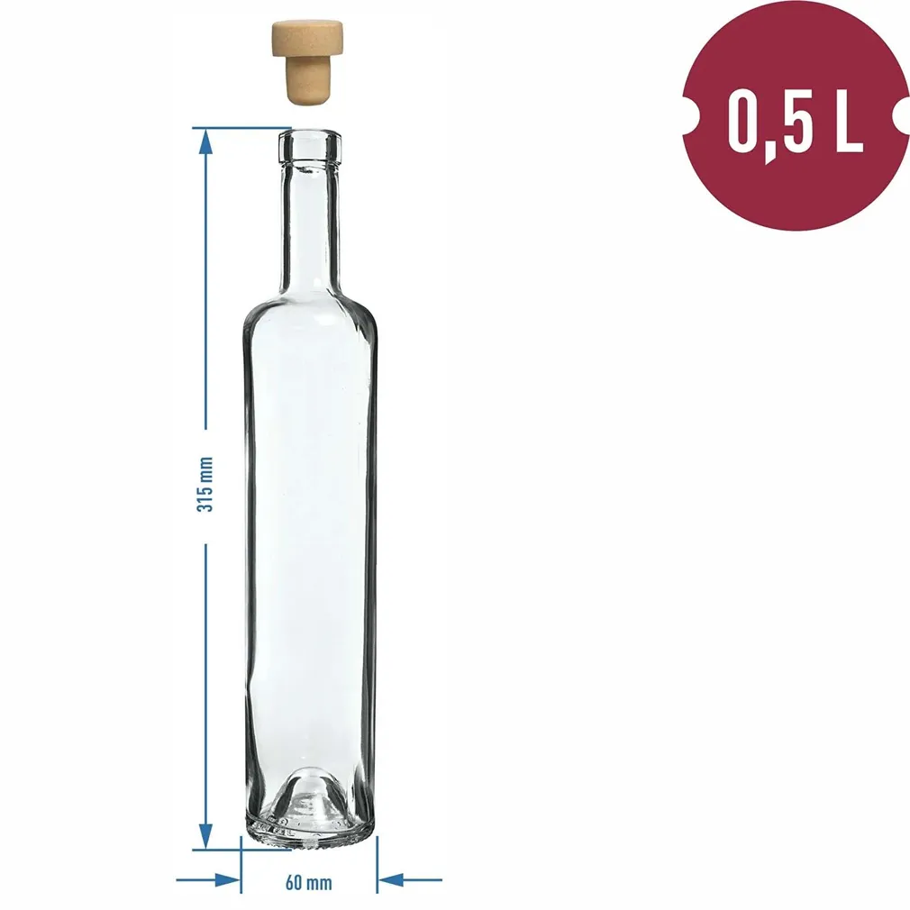 KLAASPUDEL BROWIN MARINA T-KORGIGA 0,5L VALGE