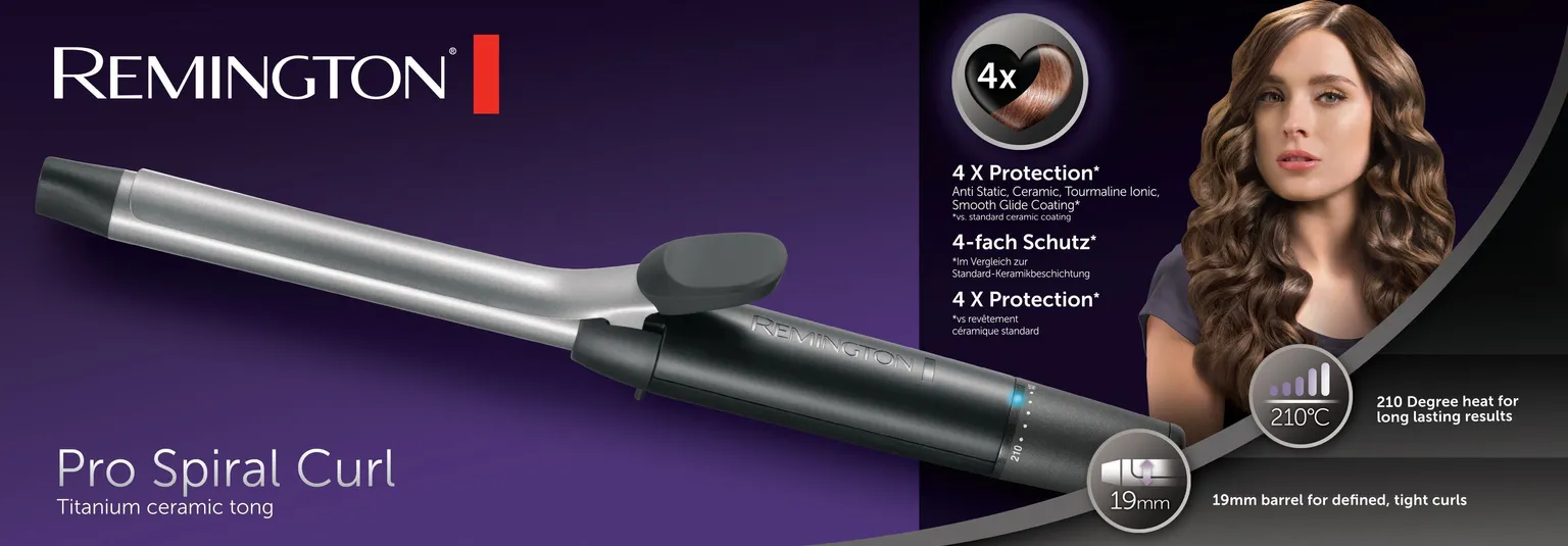 LOKITANGID REMINGTON CI5519 E51 PRO TIGHT CURL 19MM
