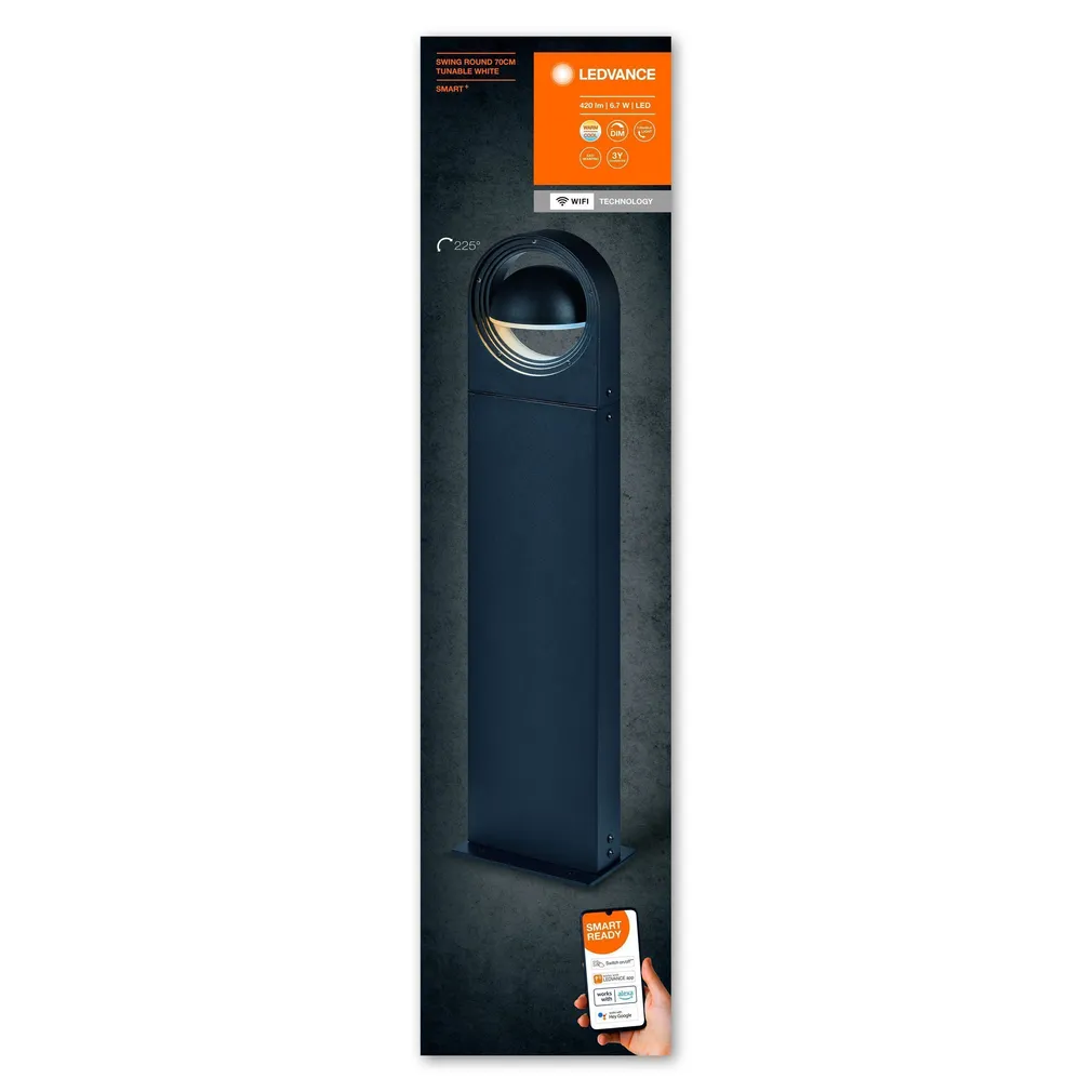 KOHTVALGUSTI LEDVANCE VALGE 70CM TW