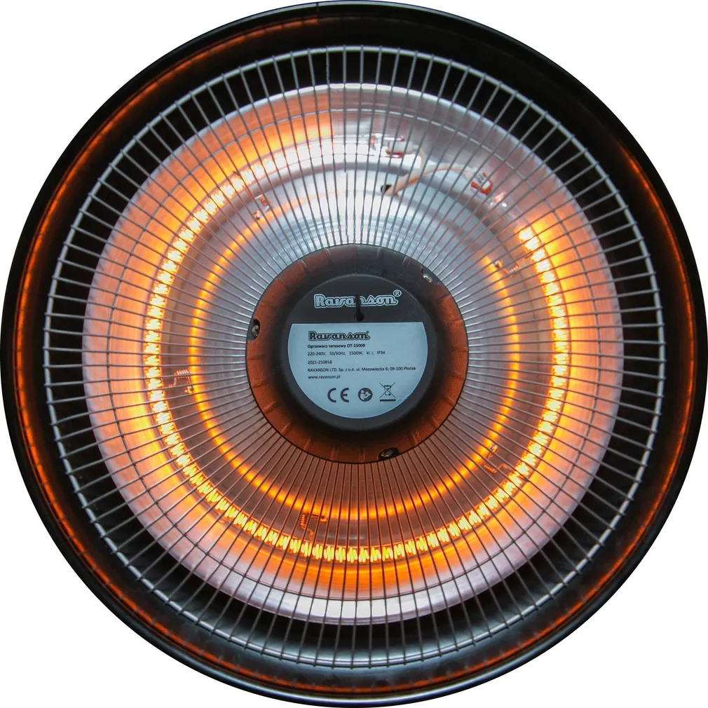 SOOJUSKIIRGUR RAVANSON OT-1500B 1500W IP34 RIPUTATAV HALOGEEN