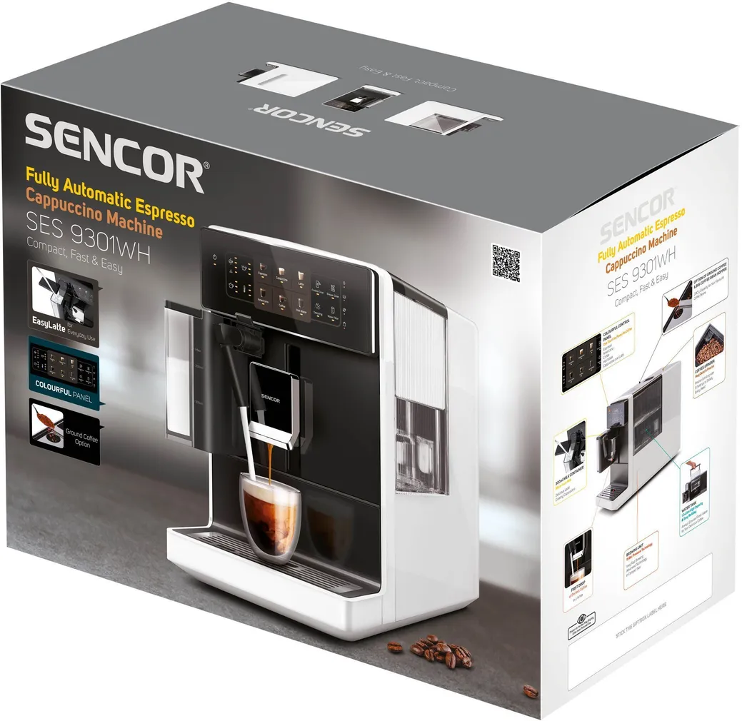 ESPRESSOMASIN SENCOR SES 9301WH 1400W