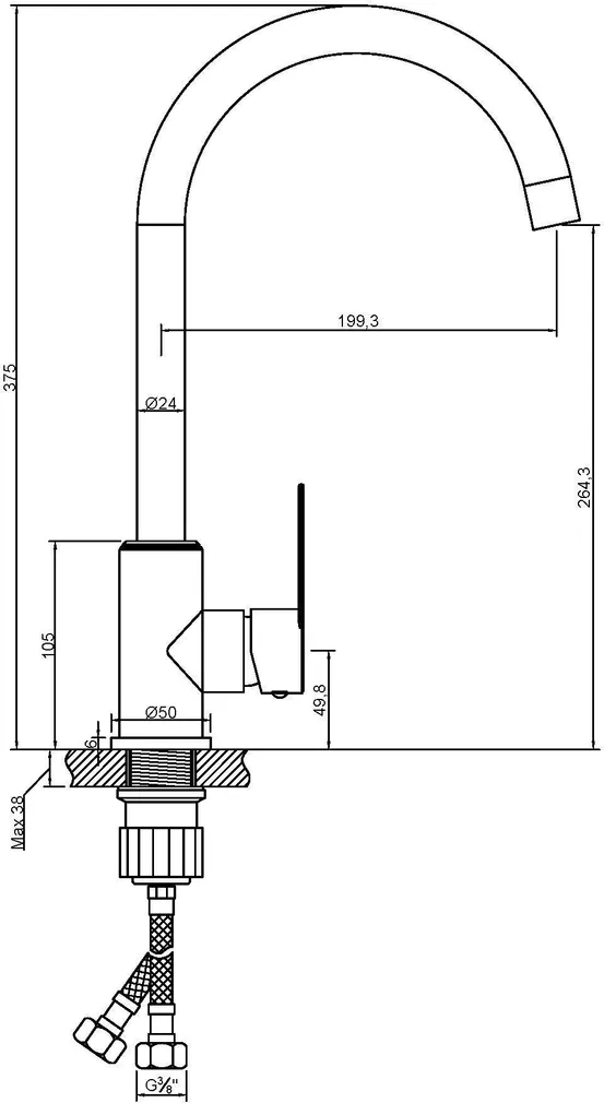 KÖÖGISEGISTI INVENA IRON INOX