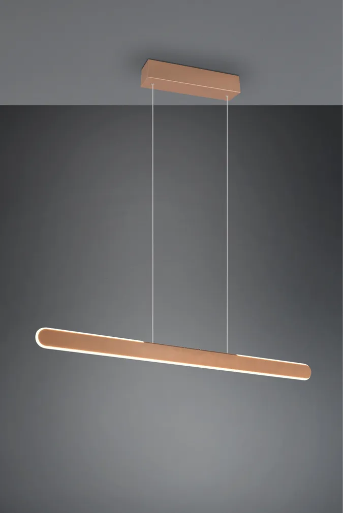 LAELAMP TRIO HELIOS LED 28W 3300LM 100CM KOHVI PRUUN