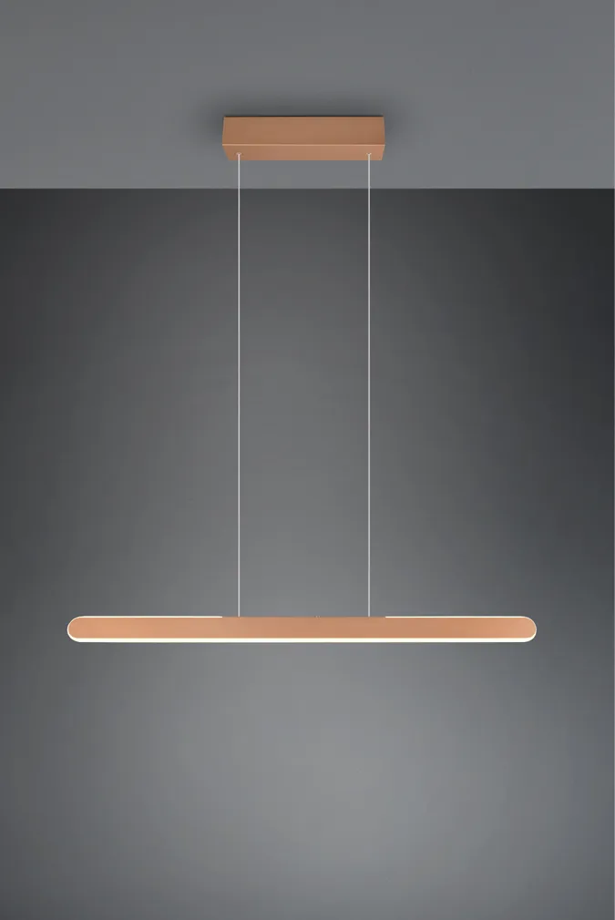 LAELAMP TRIO HELIOS LED 28W 3300LM 100CM KOHVI PRUUN