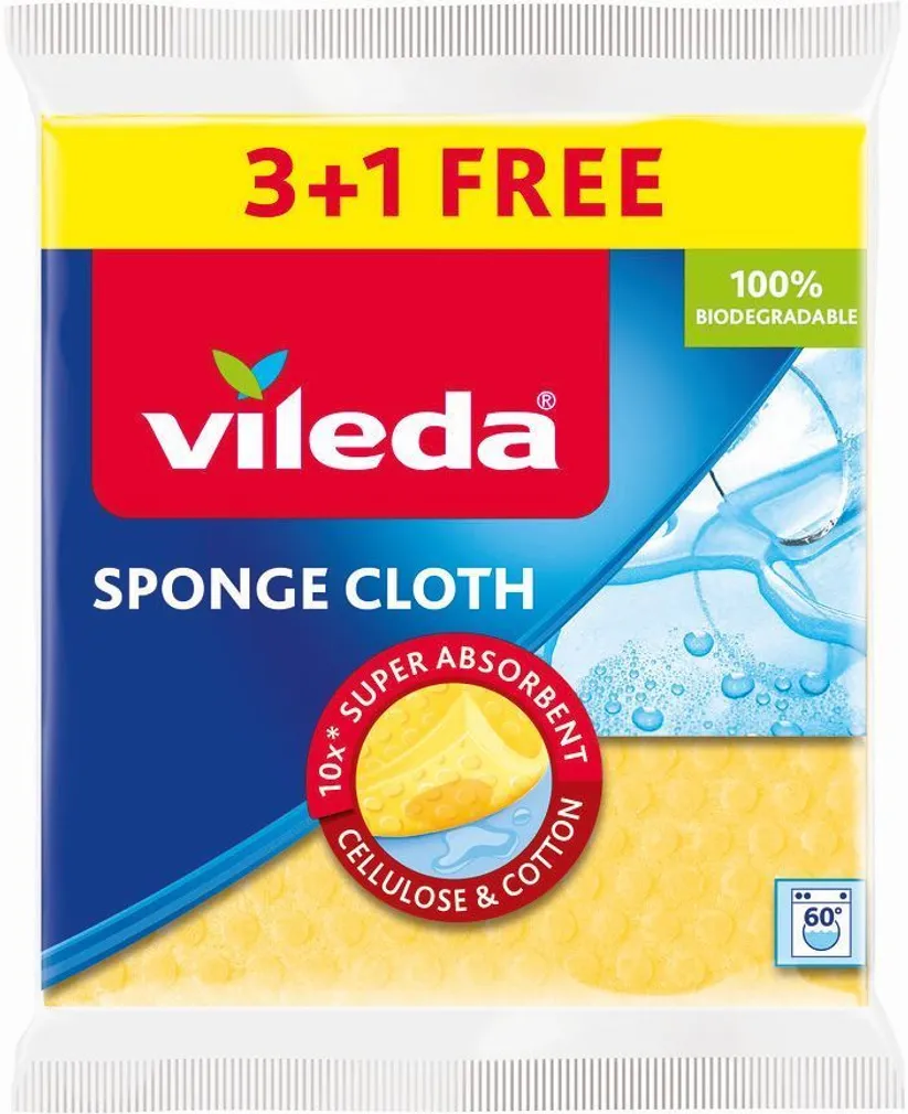 SVAMMLAPP VILEDA KOMPLEKTIS 3+1 TK TASUTA