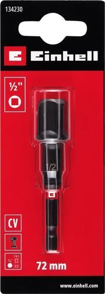 PADRUNI ADAPTER KWB, LÖÖK 1/2" 72MM