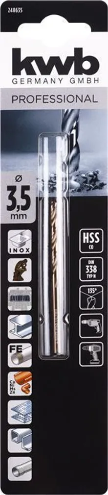 PUUR KWB HSS-CO 3,5MM