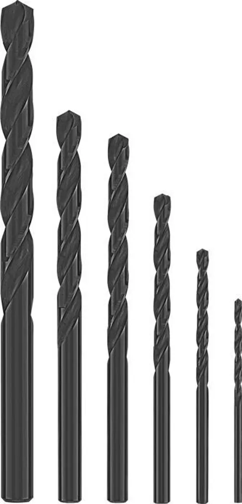 PUURIDE KOMPLEKT KWB HSS-R, MUST 6-OSALINE