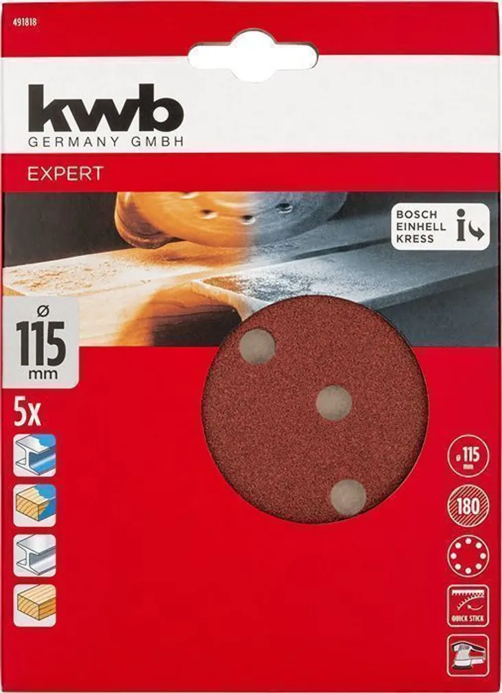 LIHVKETAS KWB TAKJAKINNISEGA 115/180