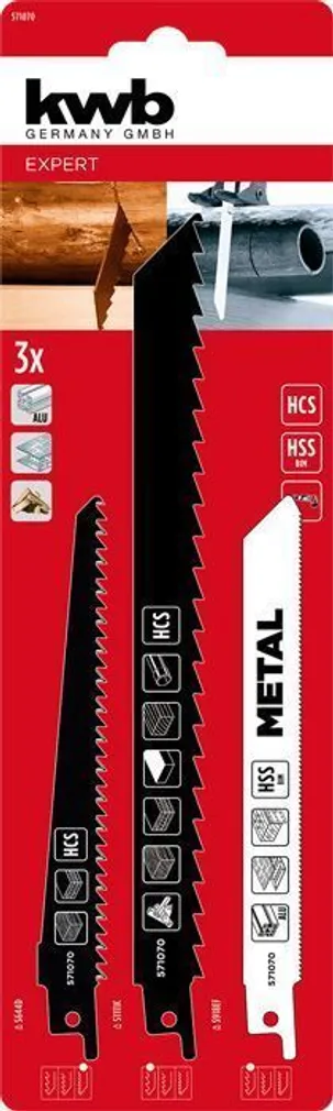 SAELEHT KWB PUIT, METALL 3-OSALINE