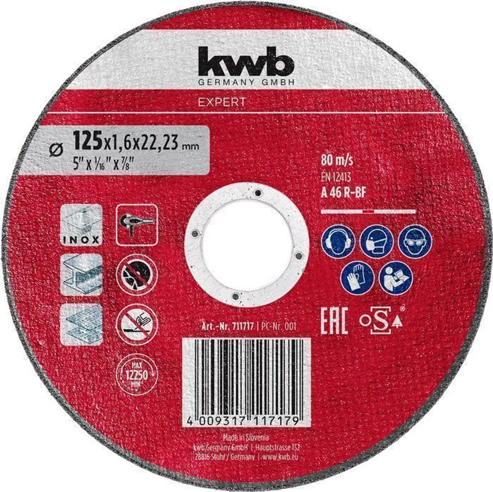 LÕIKEKETAS KWB EXPERT 125 × 1,6