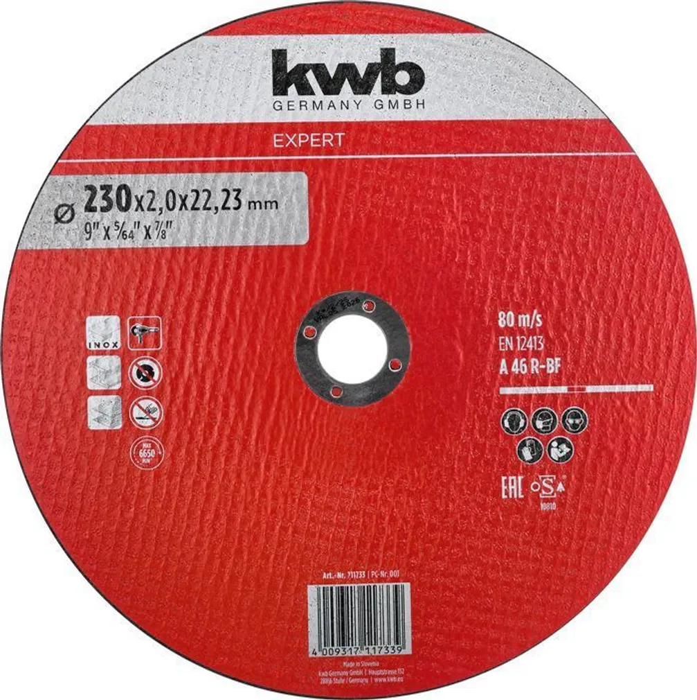 LÕIKEKETAS KWB EXPERT 230 × 2,0