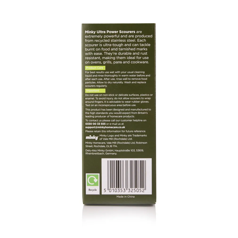 KÜÜRIMISNUUSTIKUD MINKY ECO ULTRA POWER 3TK