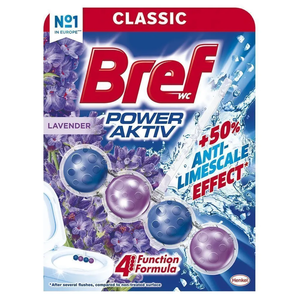 WC VÄRSKENDAJA BREF POWER AKTIV LAVENDEL 50G