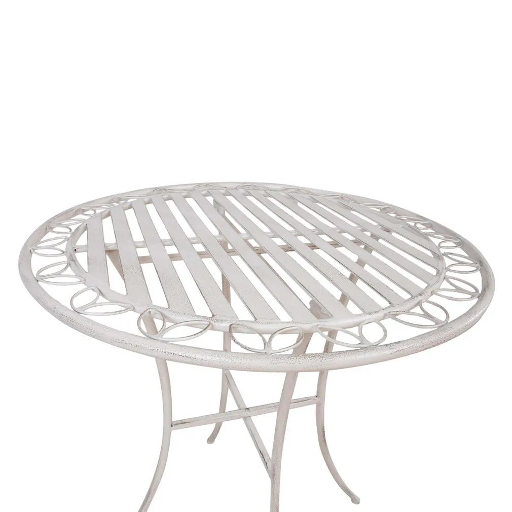 LAUD JASMINE D70XH75CM ANTIIKVALGE METALL