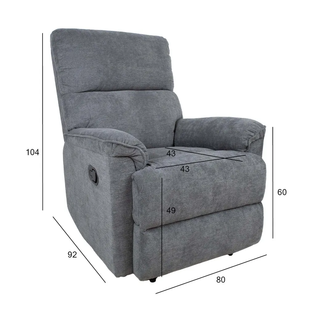 TUGITOOL GUSTAV MANUAALNE RECLINER HALL