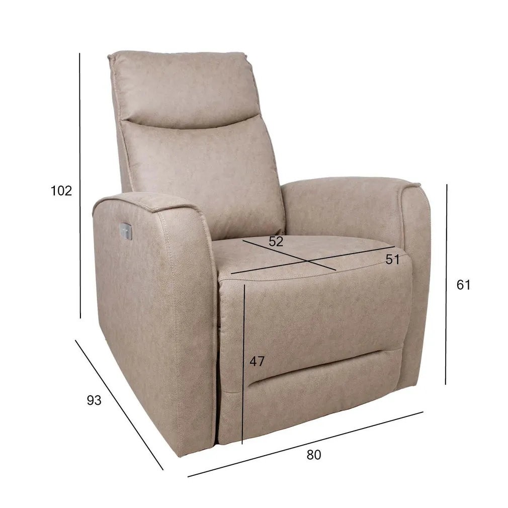 TUGITOOL BUSTER ELEKTRILINE RECLINER BEEŽ