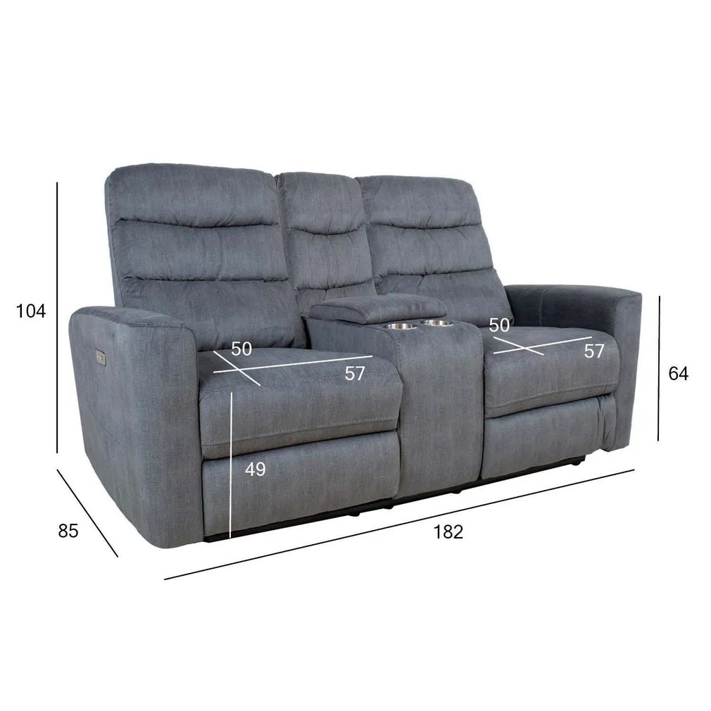 DIIVAN GASTON 2-KOHALINE ELEKTRILINE RECLINER