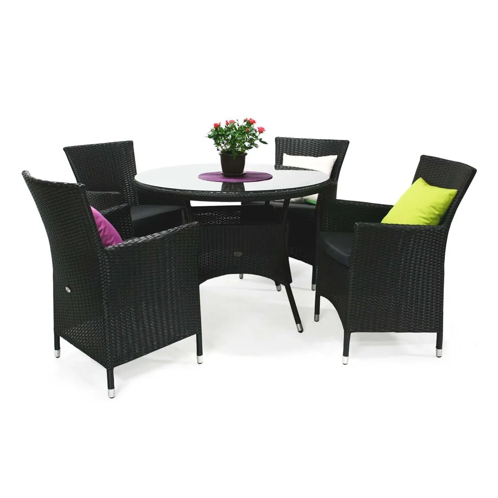 LAUD WICKER D100XH71CM MUST