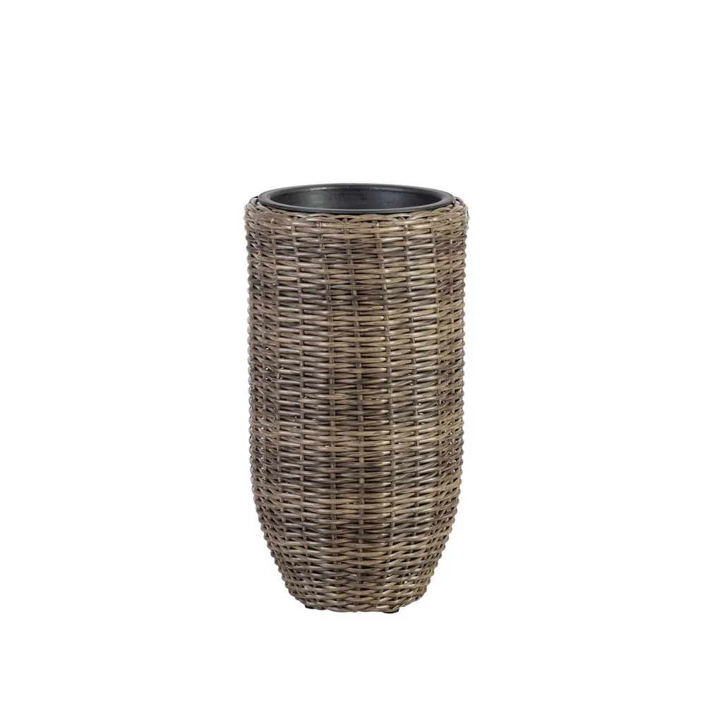 LILLEPOTIÜMBRIS WICKER D28XH59CM TUMEPRUUN