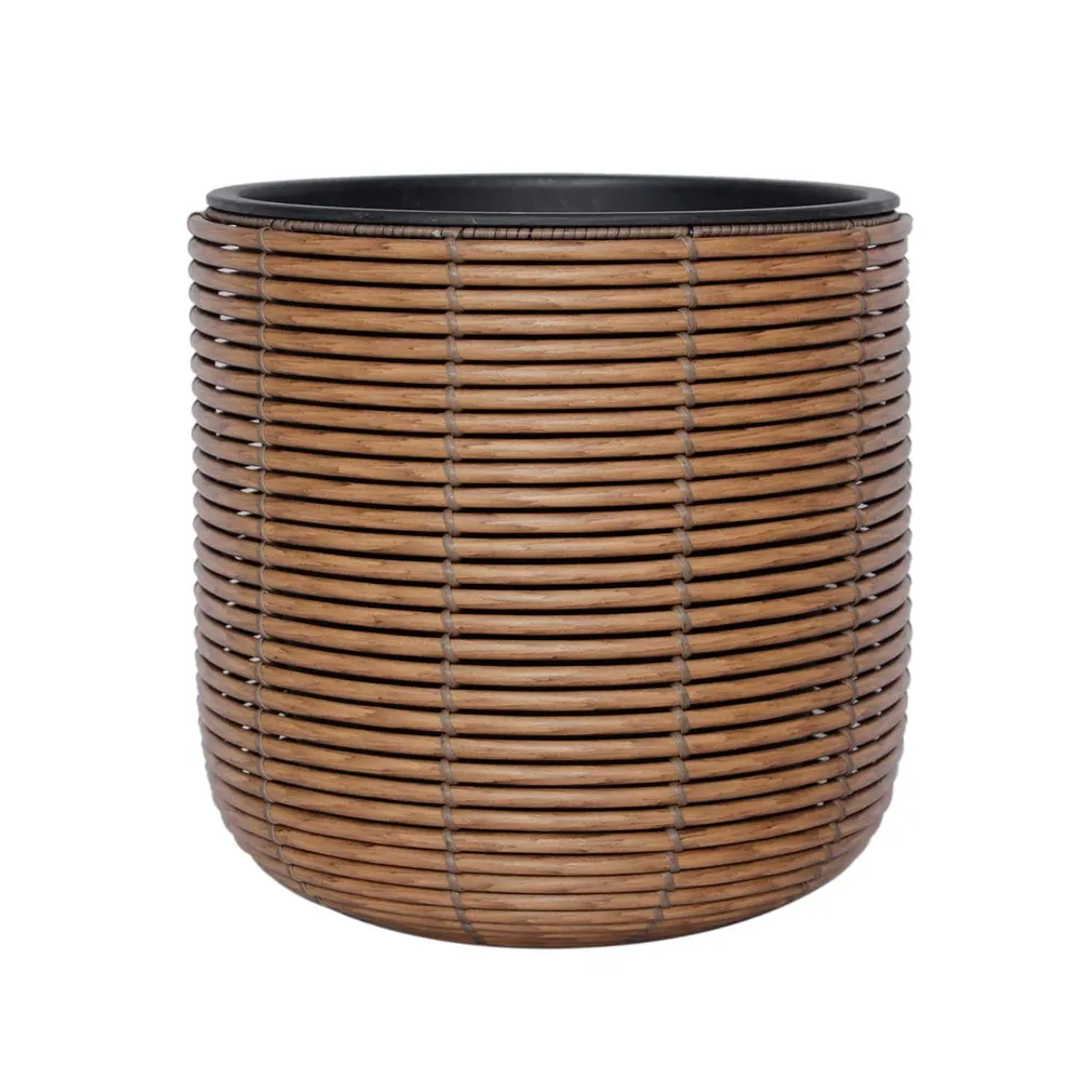 LILLEPOTT WICKER D35XH36CM PRUUN