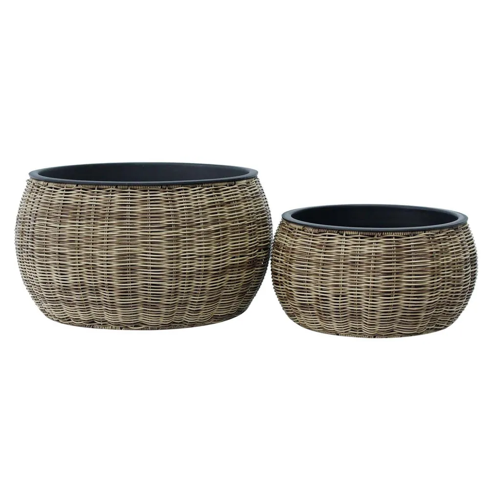 LILLEPOTT WICKER D37XH19CM HELEPRUUN