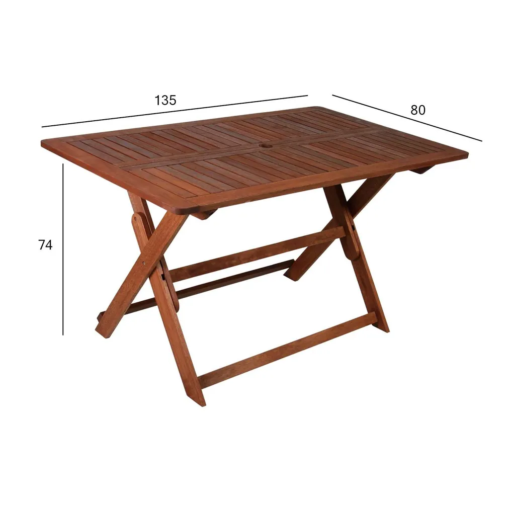LAUD MODENA 135X80XH74CM MERANTI