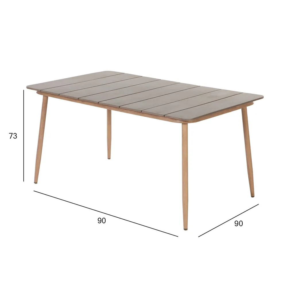 LAUD NORWAY 147X90XH73CM BEEŽ