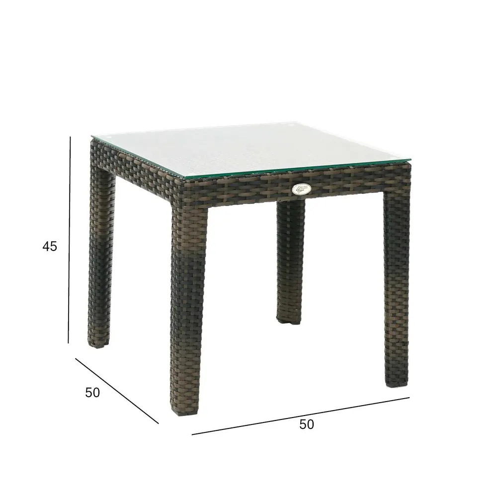ABILAUD WICKER 50X50XH45CM TUMEPRUUN