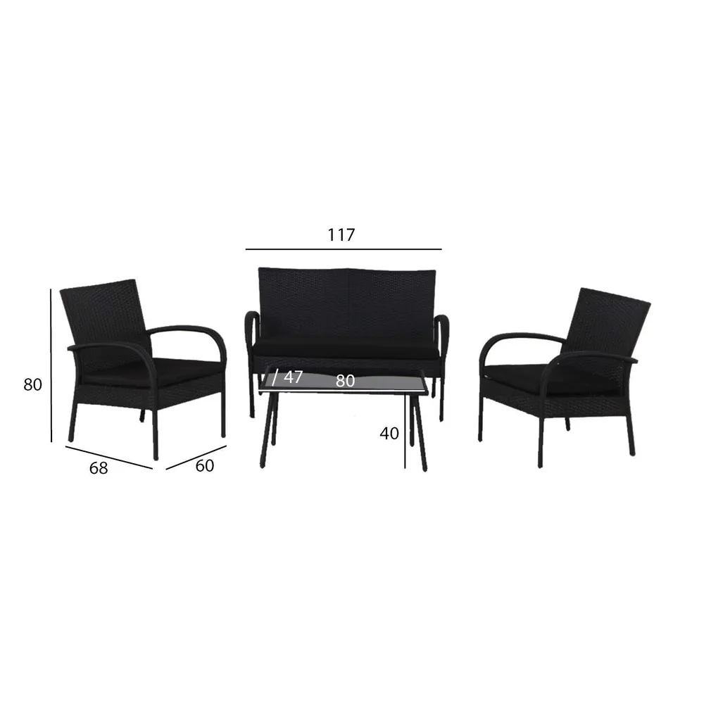AIAMÖÖBLIKOMPLEKT VIENNA, LAUD, DIIVAN, 2 TOOLI