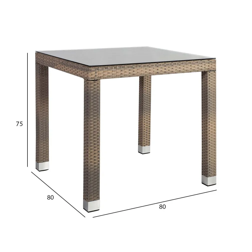 LAUD LARACHE 80X80XH75CM BEEŽ