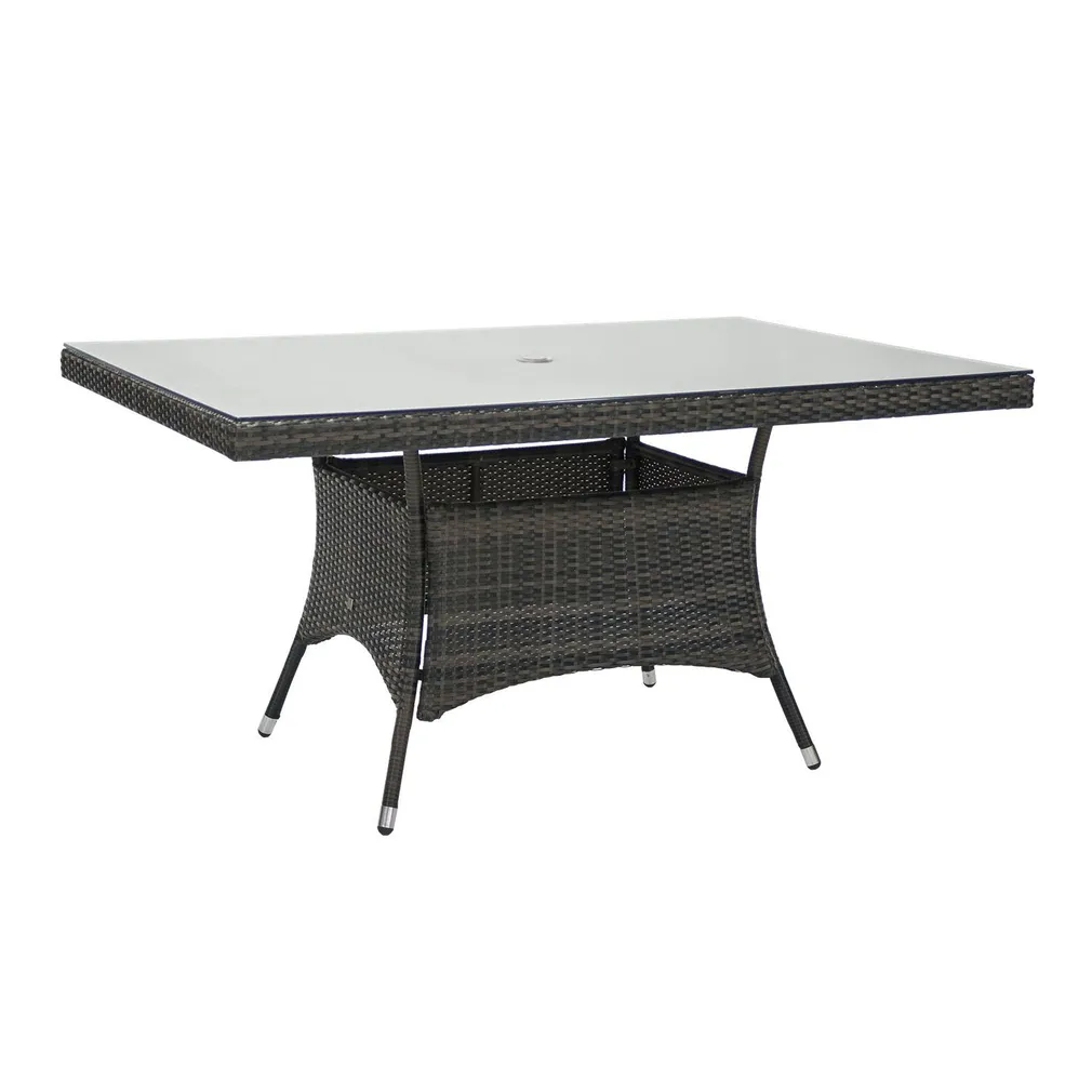AIAMÖÖBLIKOMPLEKT WICKER, LAUD JA 6 TOOLI