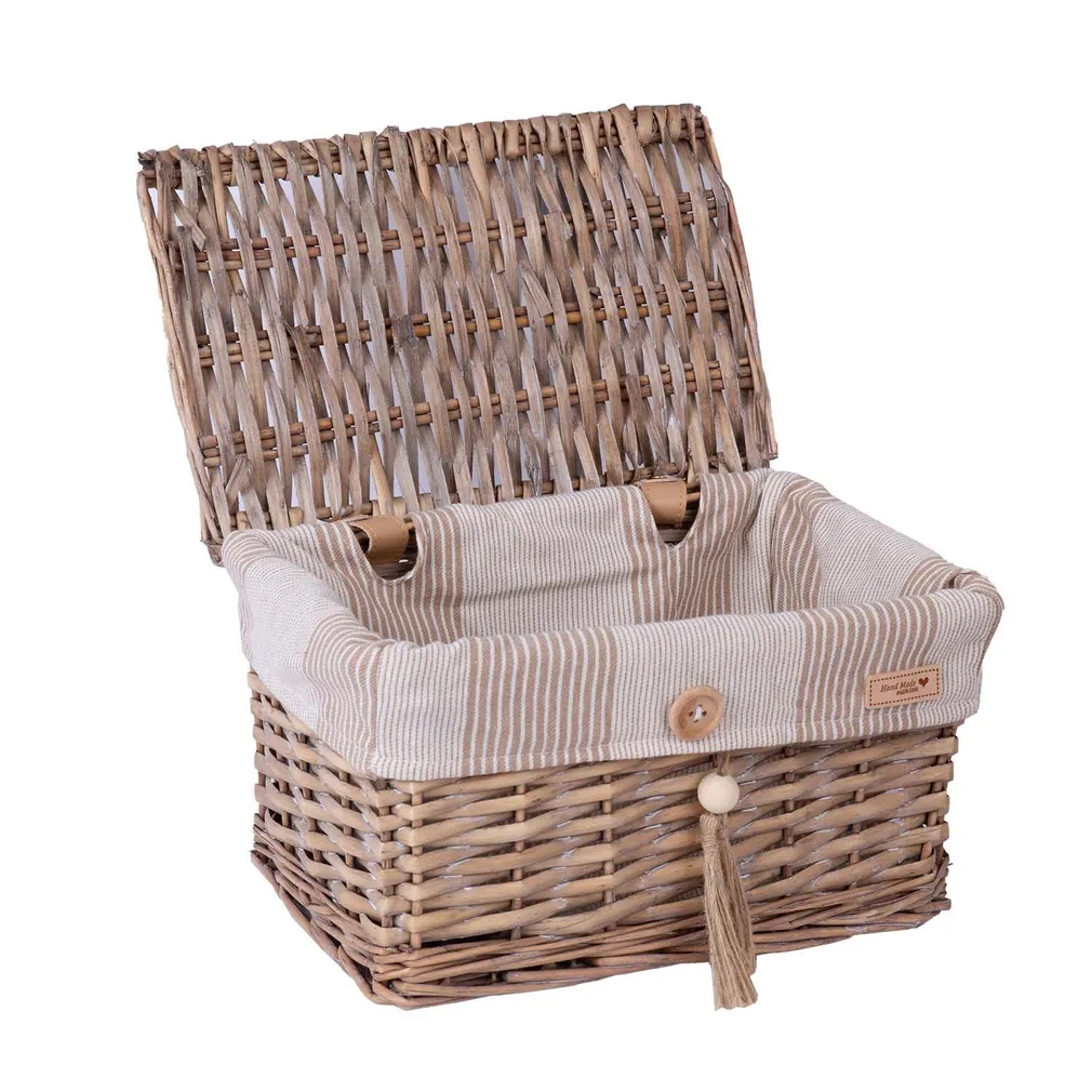 KORV WILLI STRIPE KAANEGA 30X20XH18CM