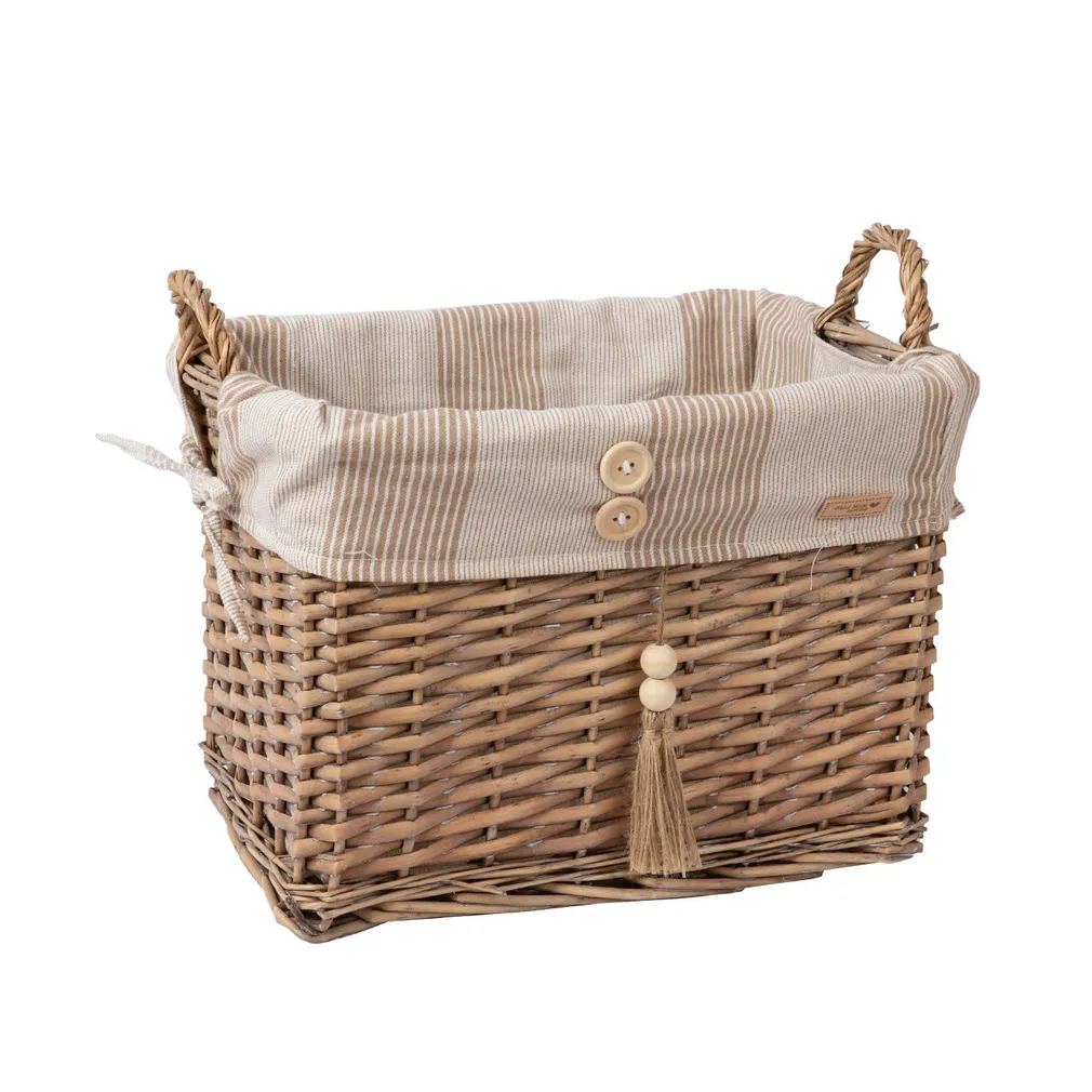 KORV WILLI STRIPE 36X26XH26CM