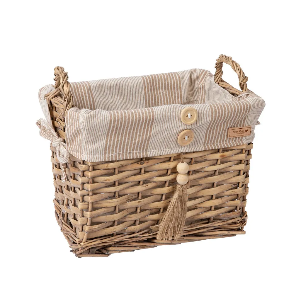 KORV WILLI STRIPE 29X19XH22CM