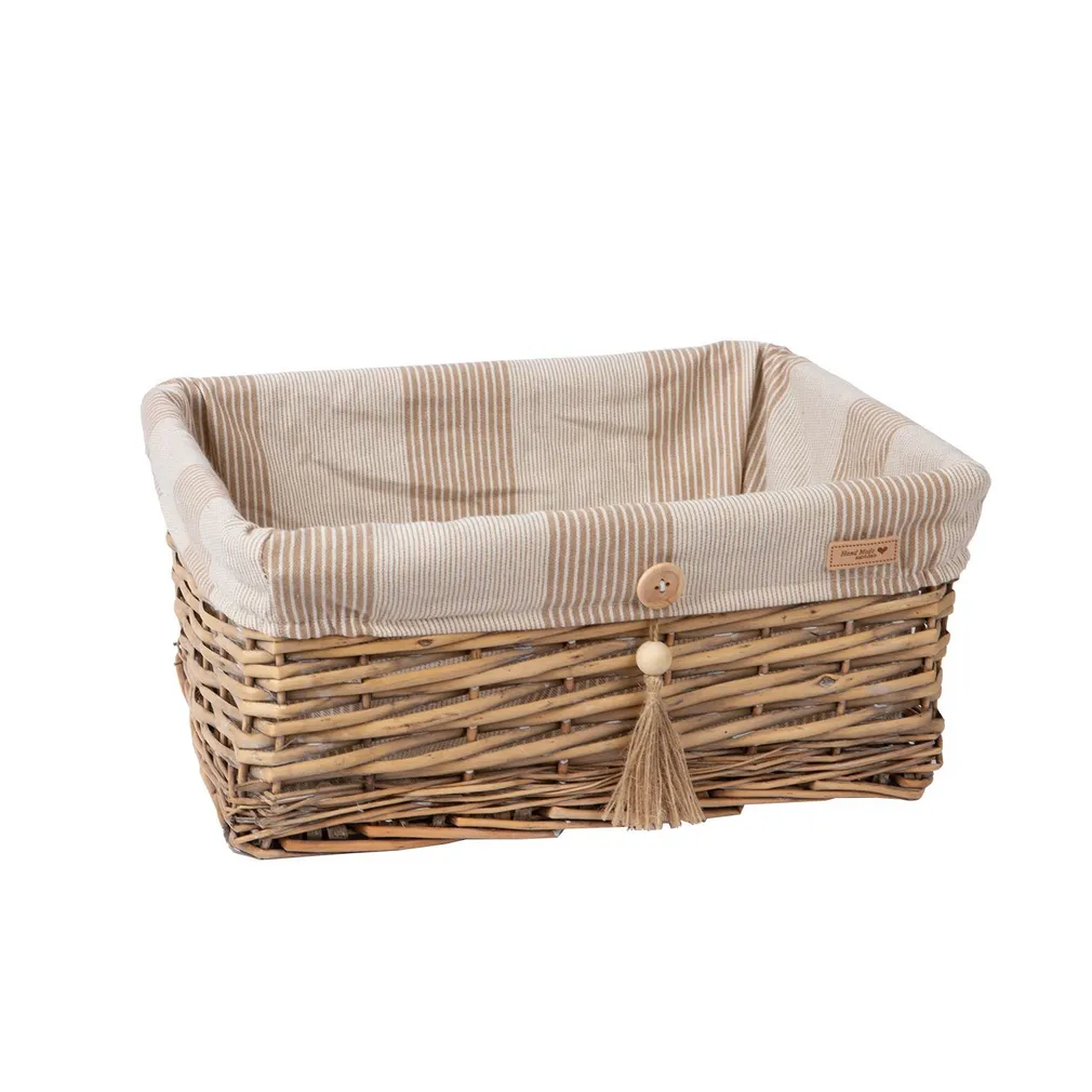 KORV WILLI STRIPE 40X31XH17CM