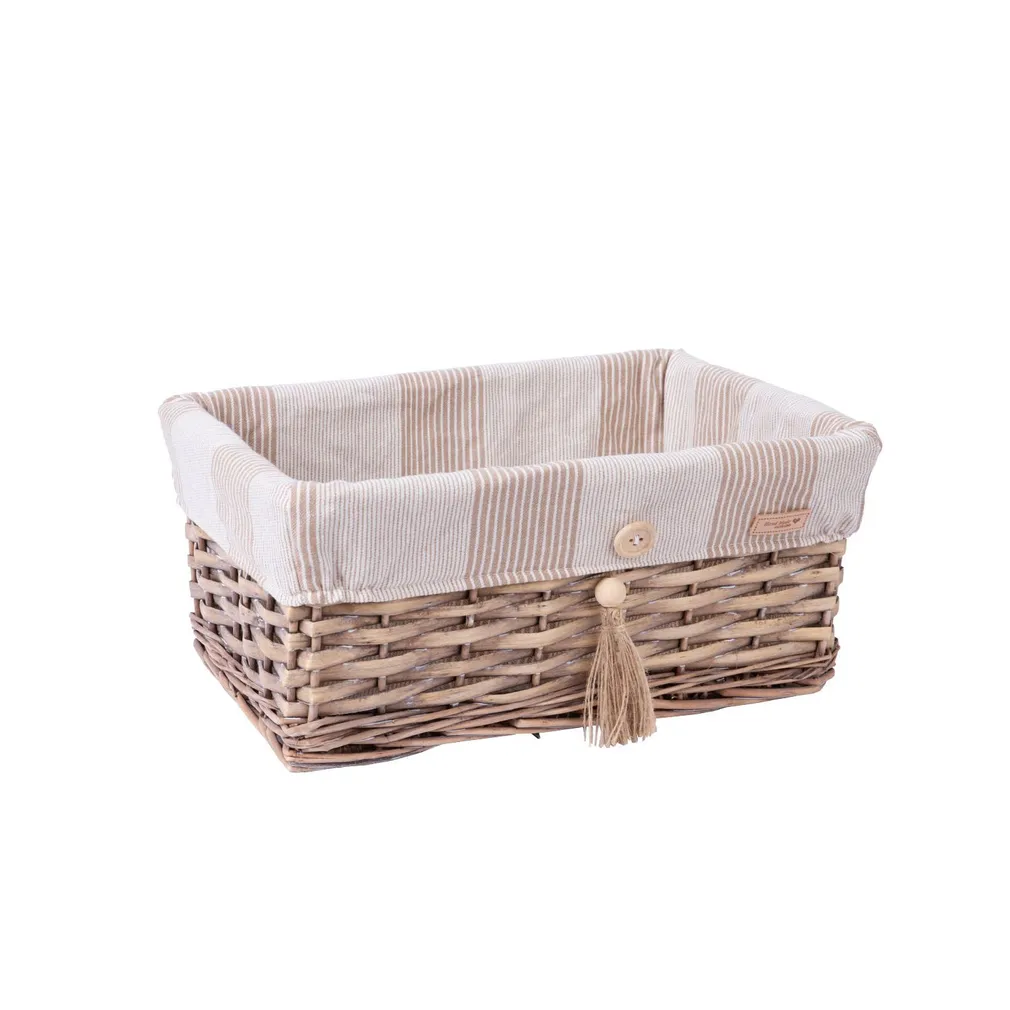 KORV WILLI STRIPE 38X25XH16CM