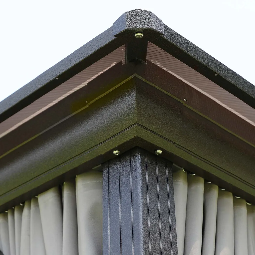 VARIKATUS SUNSET 3X4XH2/2,7M TAUPE/PRUUN